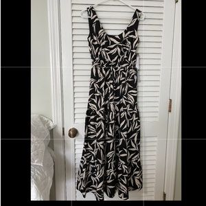 Maggy London black and white maxi